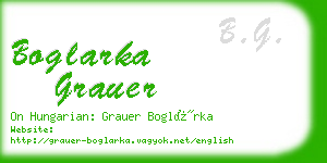 boglarka grauer business card